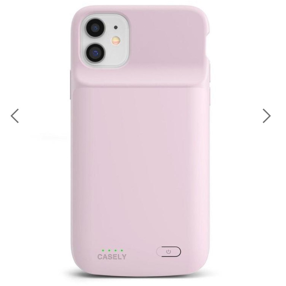 iPhone 11 Ljght Pink Casely Charging Case